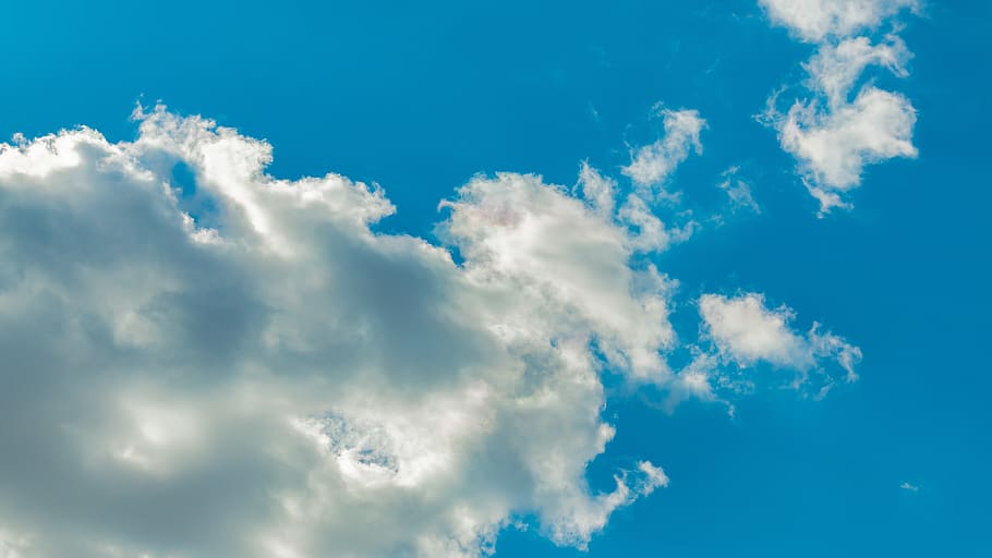 clouds, sky, blue, earth, nature, weather, cloud - sky, cloudscape HD wallpaper