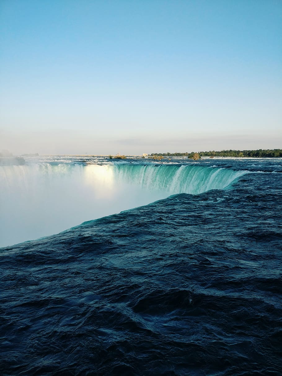 canada, niagara falls, blue, mist, water, wallpaper, hd, amazing HD wallpaper