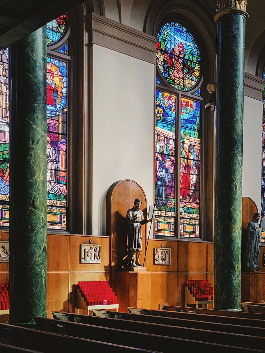 indoors, built structure, art and craft, spirituality, place of worship HD wallpaper