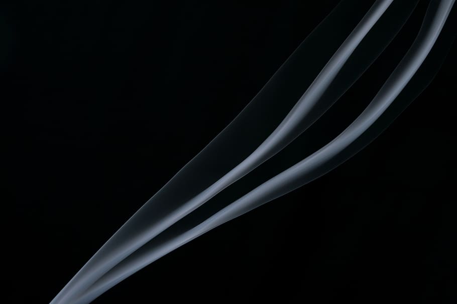 smoke, black, black background, studio shot, no people, abstract HD wallpaper