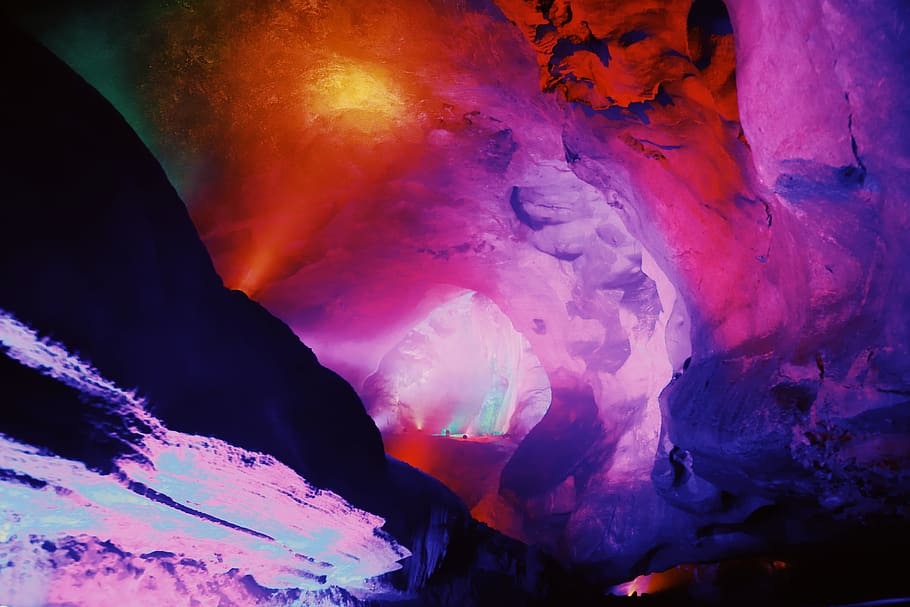 multicolored digital wallpaper, geology, no people, multi colored HD wallpaper