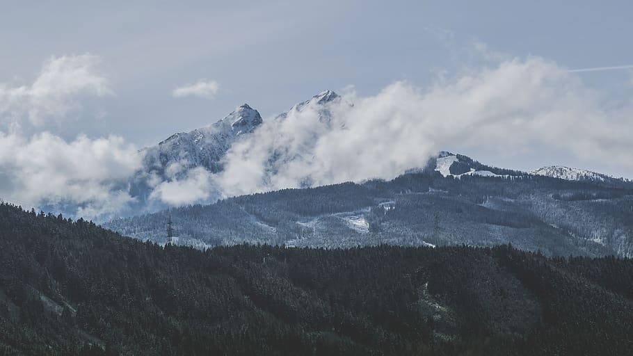 nature, landscape, mountain, clouds, sky, travel, adventure HD wallpaper