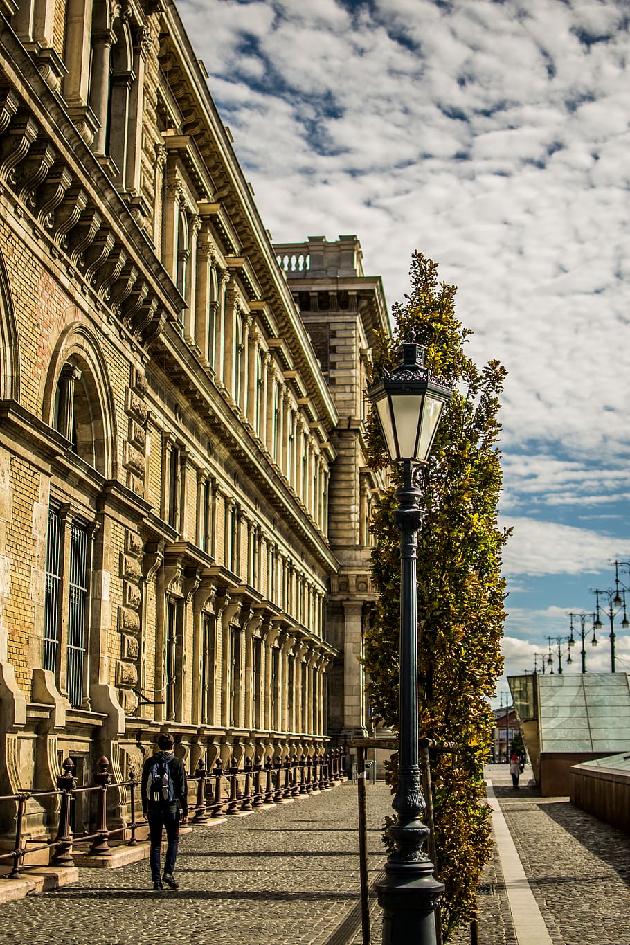 architecture, spring, autumn, colors, clouds, cloudscape, urban HD wallpaper
