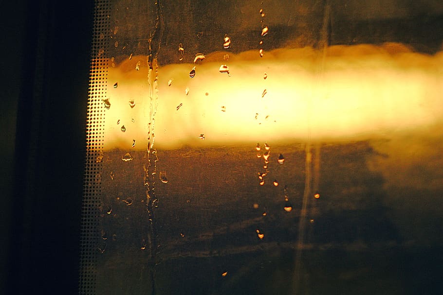 light, flare, window, glass - material, wet, drop, transparent HD wallpaper