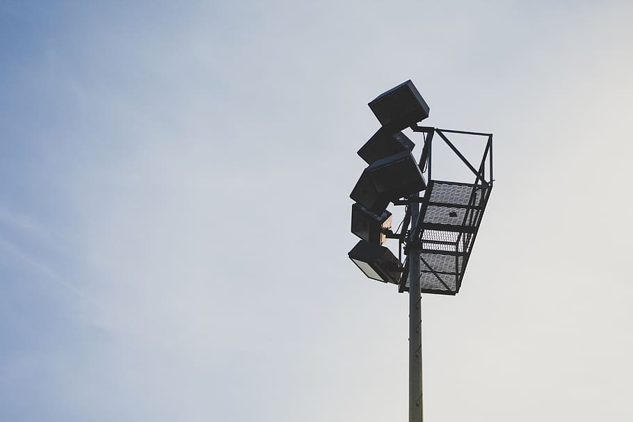 light, game, baseball, night, sky, low angle view, nature, lighting equipment HD wallpaper