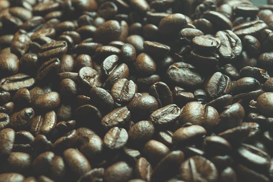 Closeup Photo of Coffee Beans, brown, caffeine, close-up, coffee - drink HD wallpaper