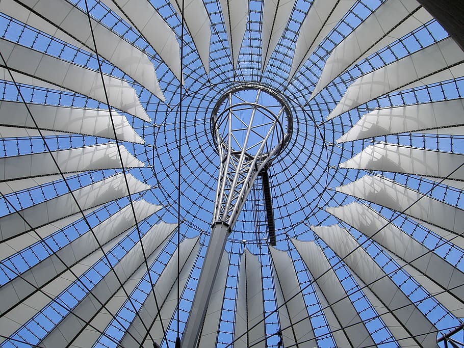 berlin, construction, architecture, keep, high, low angle view HD wallpaper