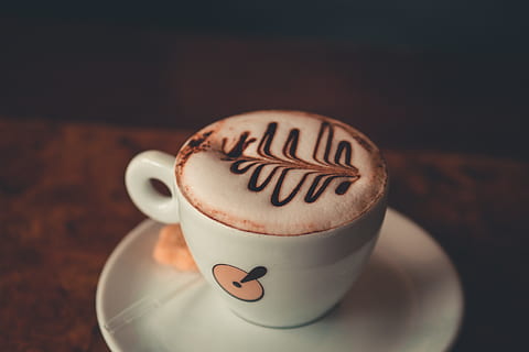 Cup of Capuccino, art, breakfast, caffeine, ceramic, chocolate HD wallpaper
