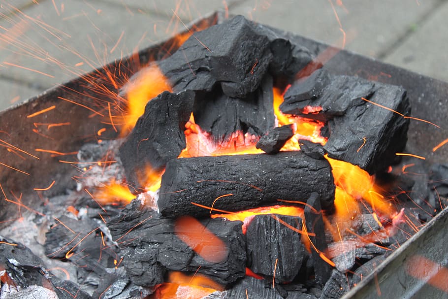 canada, vancouver, fire, charcoal, mehran b, heat, heat - temperature HD wallpaper