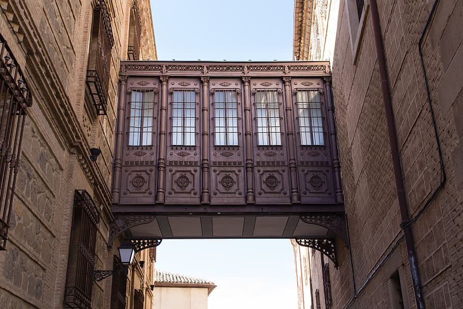 spain, toledo, architecture, built structure, low angle view HD wallpaper