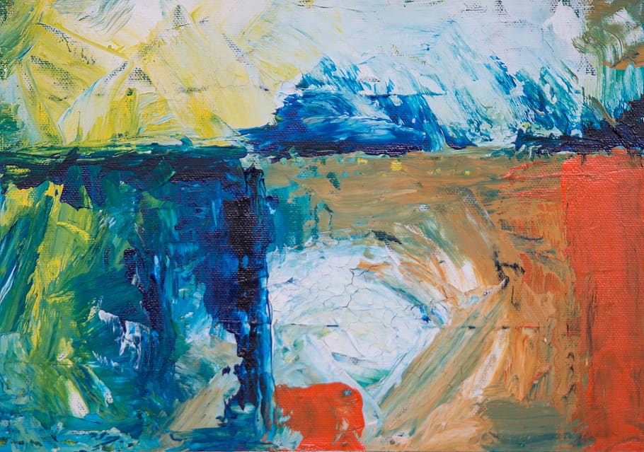vibrant color, expressionism, abstract expressionism, acrylic paint HD wallpaper
