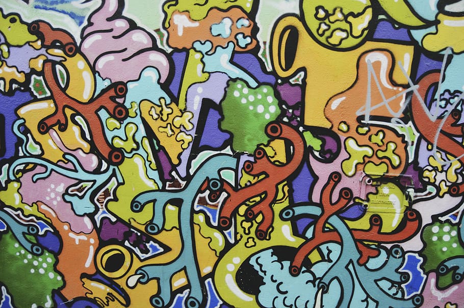wall, art, color, graffiti, public, multi colored, art and craft HD wallpaper