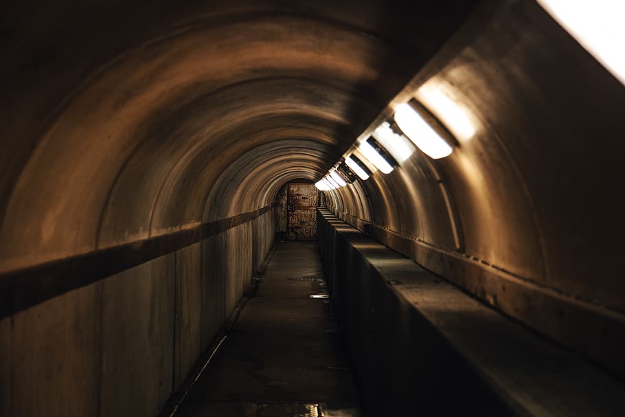 inside tunnel view, direction, architecture, the way forward HD wallpaper