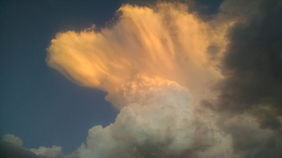 clouds, sunset, landscape, sky, nature, light, cloud - sky HD wallpaper