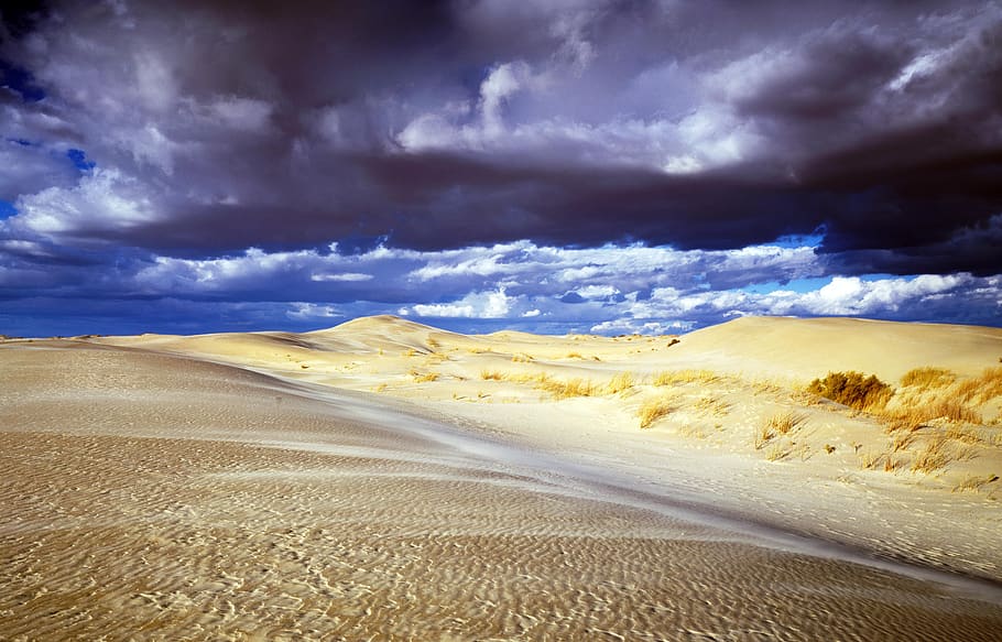 Time Lapse Photography of Clouds, arid, barren, dawn, desert HD wallpaper