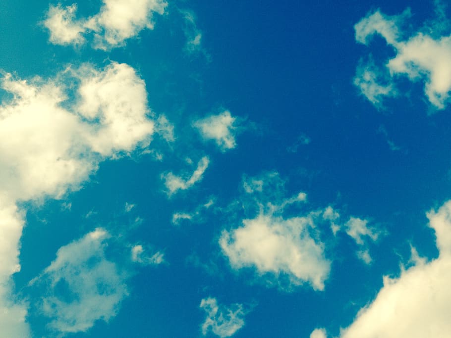 hd, wispy, sky, clouds, cloud - sky, blue, backgrounds, cloudscape HD wallpaper