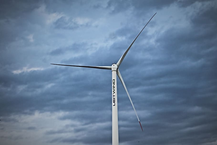 wind energy, windmill, environment, generator, sky, eco-friendly HD wallpaper