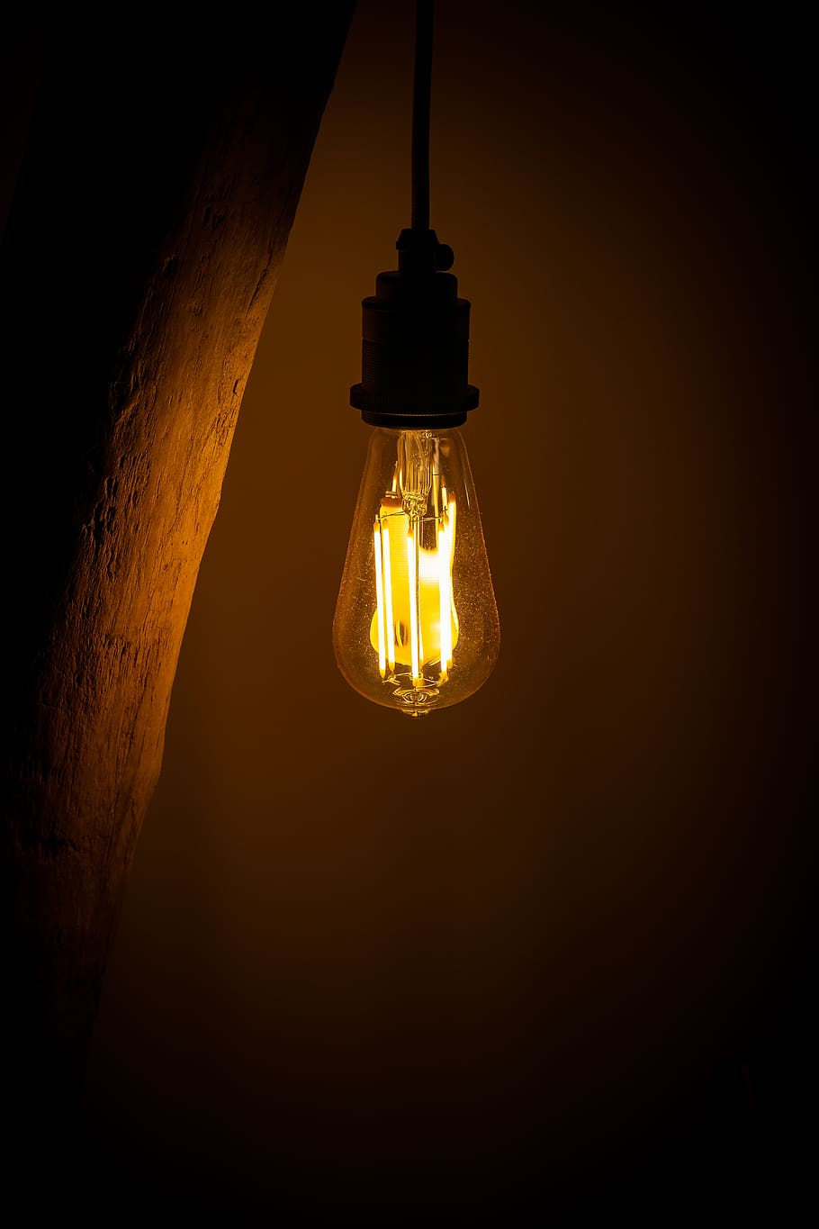 lighted incandescent lamp, lighting equipment, light bulb, illuminated HD wallpaper