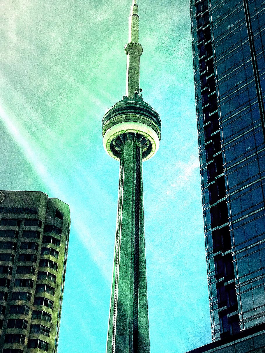 canada, toronto, architecture, built structure, low angle view HD wallpaper