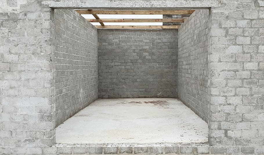 building, bunker, concrete, room, indoors, south africa, cape town HD wallpaper
