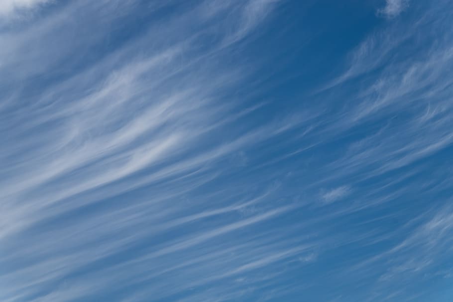 clouds, white, blue, cloudscape, delicate, pattern, sky, background HD wallpaper