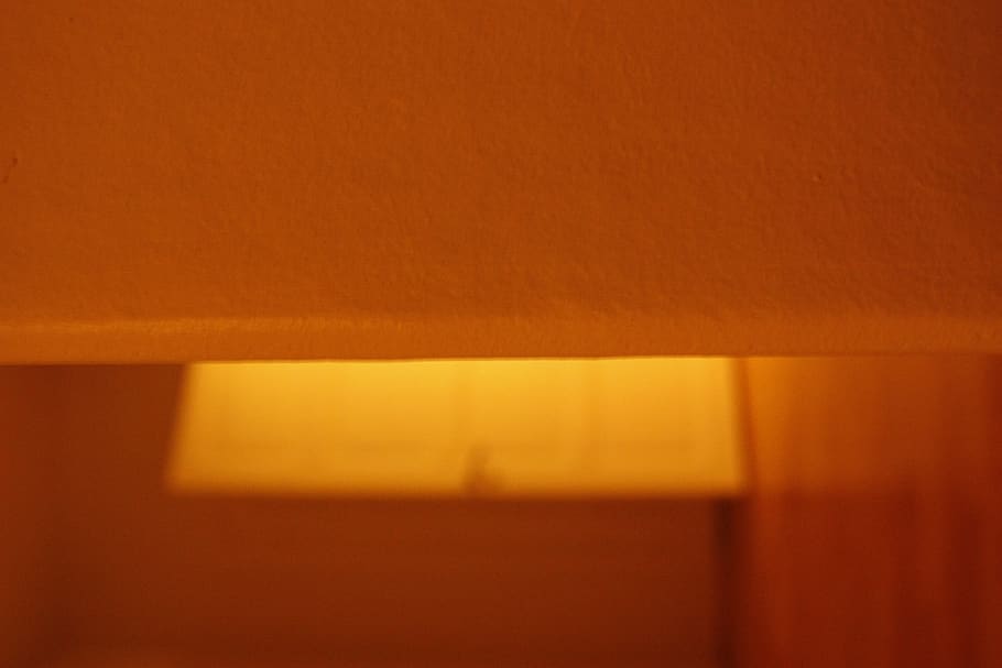 light, house, home, open, door, indoors, orange color, no people HD wallpaper