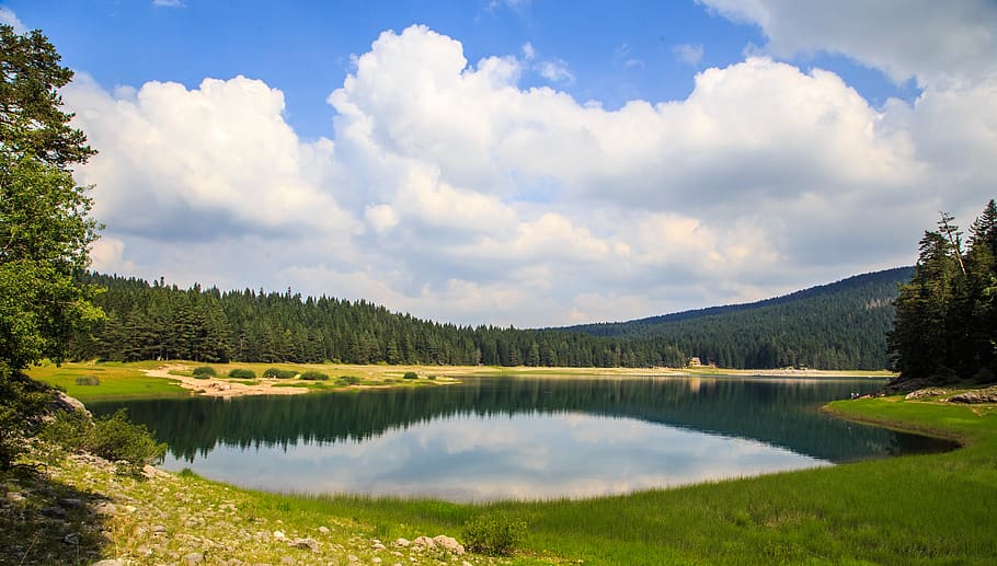montenegro, žabljak, durmitor nacionalni park, black lake, HD wallpaper
