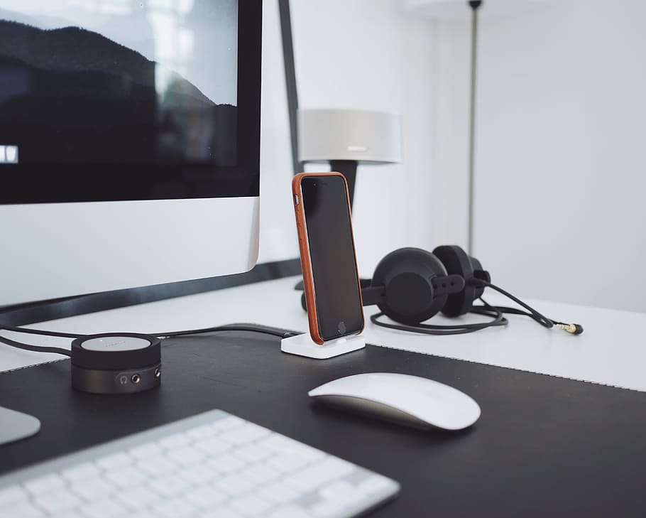 office, work, workspace, business, desk, table, gadgets, iphone HD wallpaper