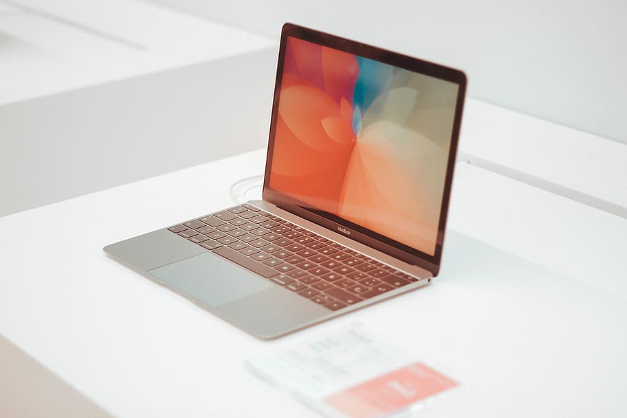 gray laptop computer, technology, wireless technology, communication HD wallpaper
