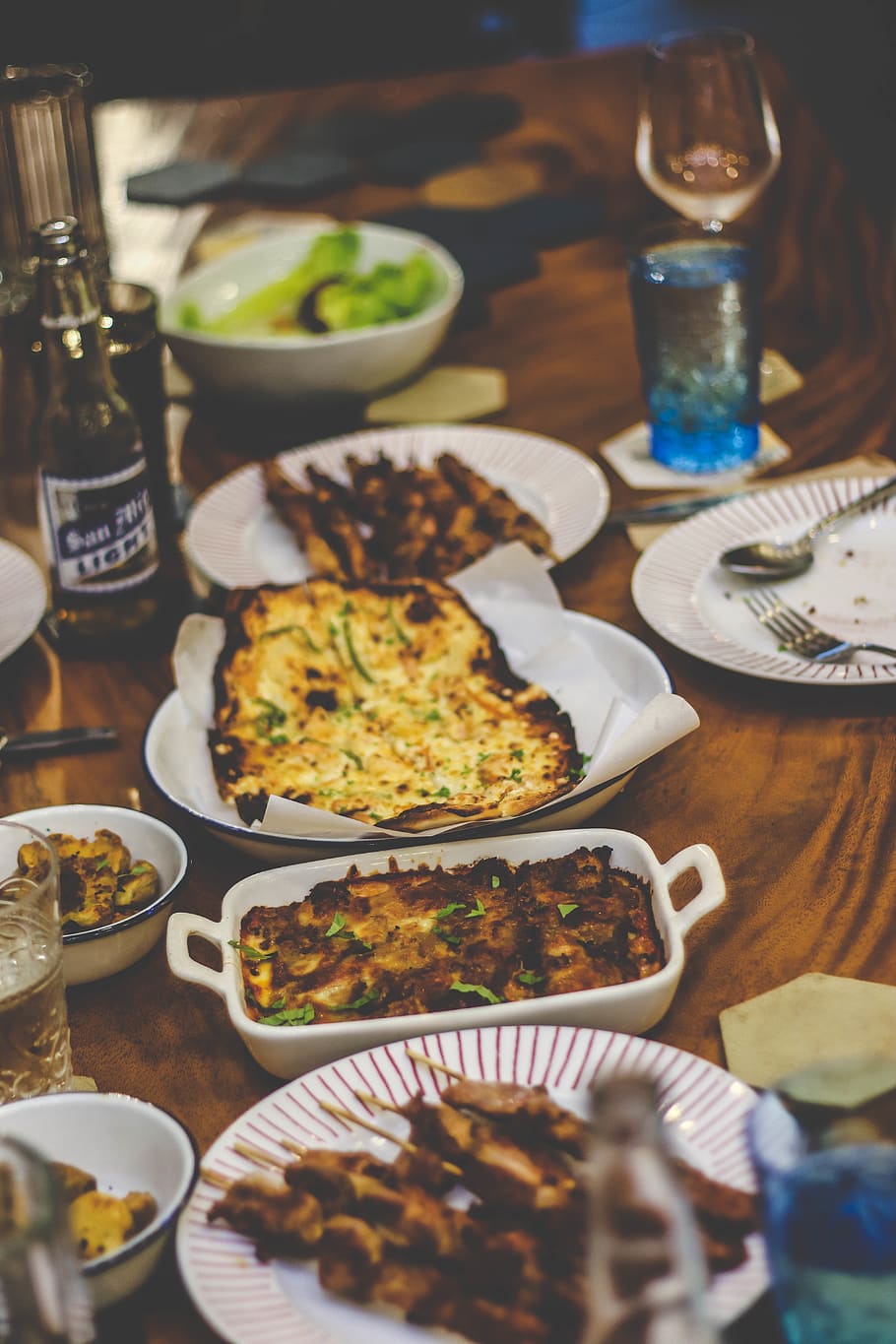 cooked dish, cutlery, fork, bowl, food, plate, parañaque, spoon eat + drink HD wallpaper