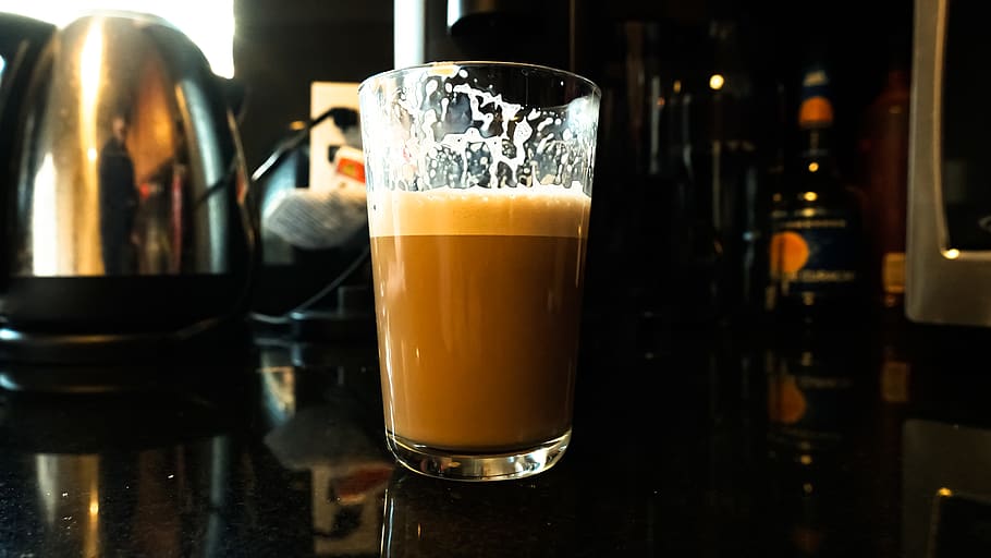 coffee, glass, cup, drink, refreshment, food and drink, beer HD wallpaper