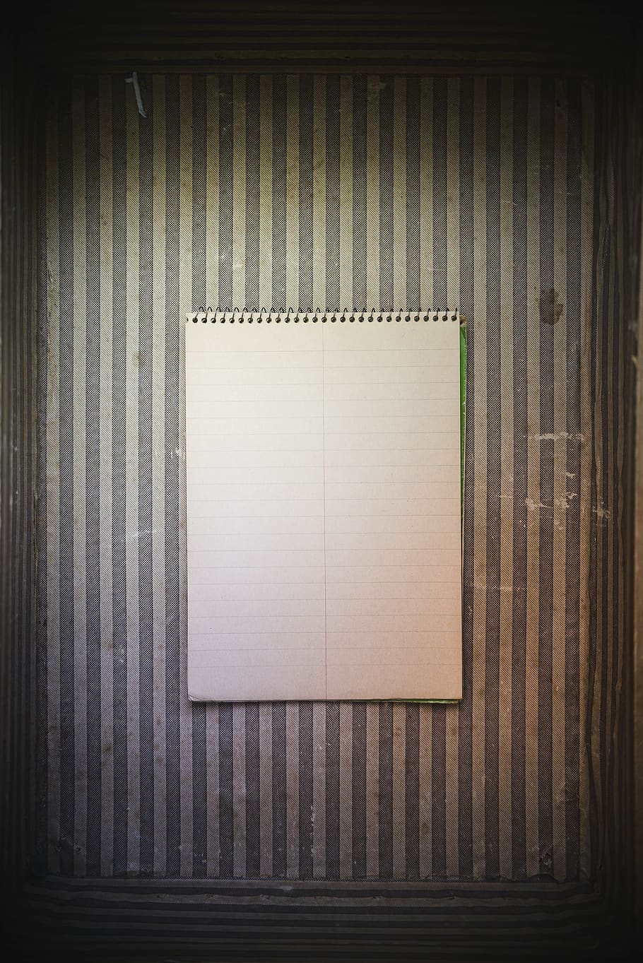 paper, notebook, scratchpad, stripes, vintage, blank, mockup HD wallpaper