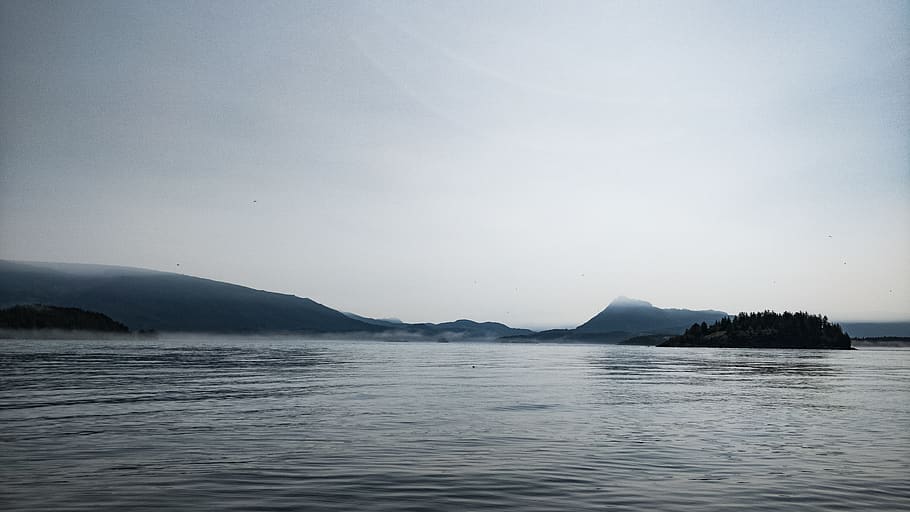 canada, johnstone strait, water, mountain, tranquil scene, scenics - nature HD wallpaper