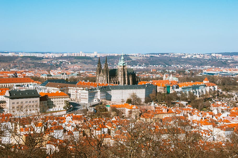 prague, czechia, landscape, building exterior, architecture HD wallpaper