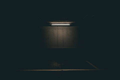 HD wallpaper: Lighted Fluorescent Tube, art, black background, blur, creepy  | Wallpaper Flare