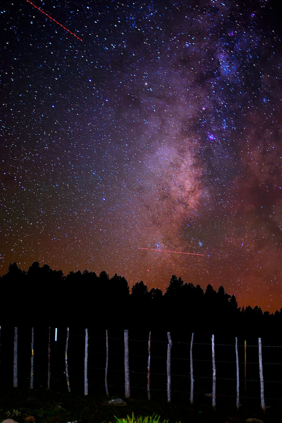 Milky Way at Night, astronomy, constellation, dark, night time HD wallpaper
