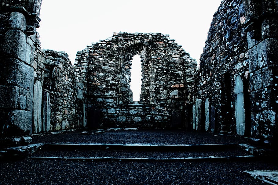 ireland, glendalough, glendalough monastic site, graveyard, HD wallpaper
