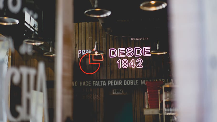 architecture, building, store, restaurant, text, communication HD wallpaper
