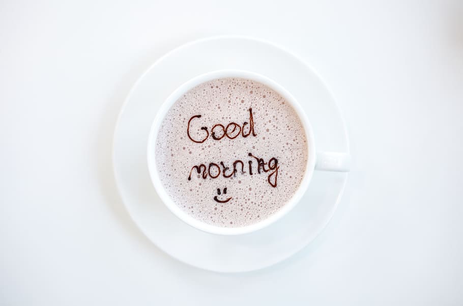 White Cup Filled by Coffee, caffeine, ceramic cup, close-up, coffee cup HD wallpaper