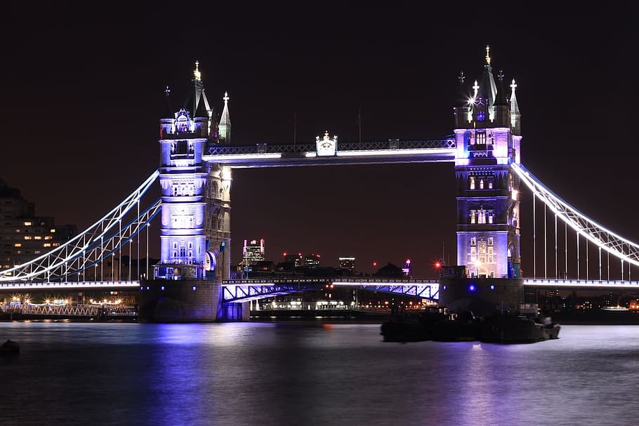 bridge, tower, construction, architecture, route, path, pathway HD wallpaper