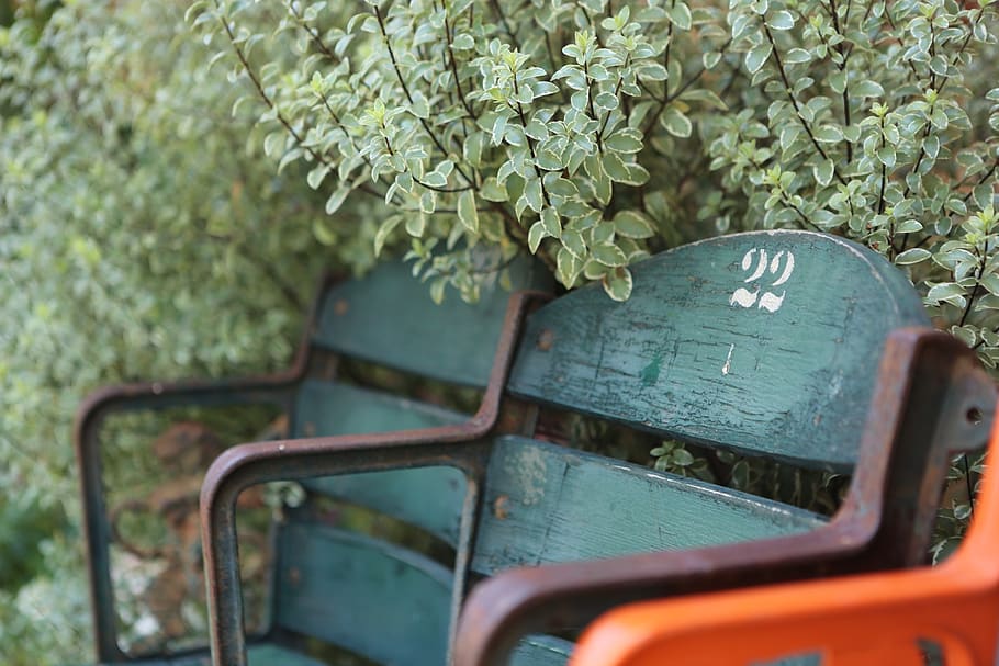 Vintage best sale stadium chairs