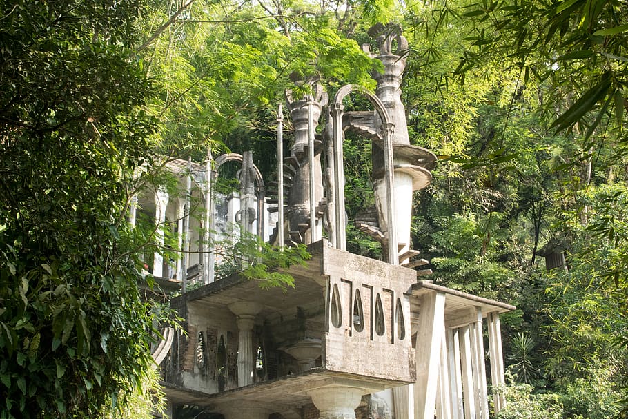 xilitla, mexico, woods, edward james, architecture, surreal