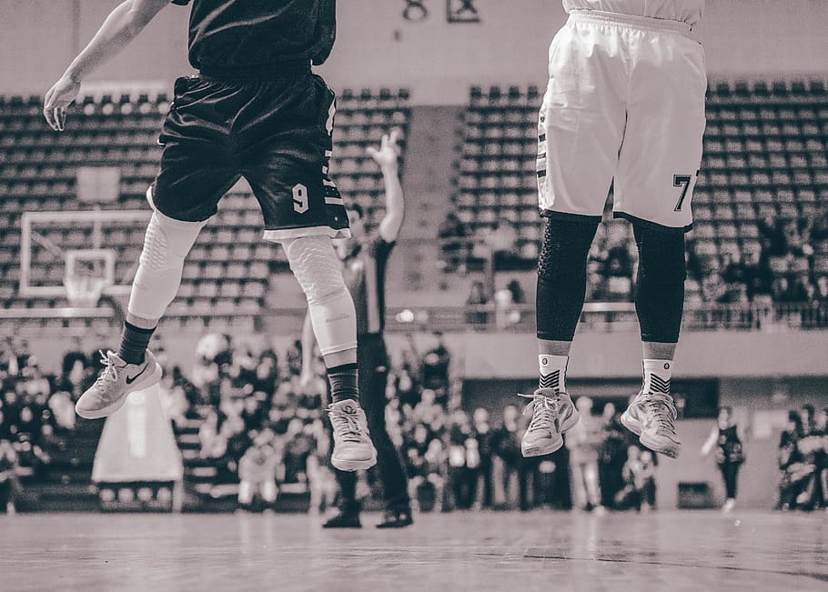 two men playing basketball, shorts, apparel, clothing, sphere HD wallpaper
