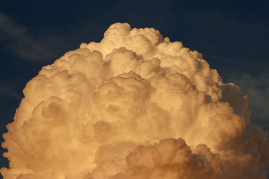 clouds, storm, thunderstorm, weather, nature, threatening, atmosphere HD wallpaper