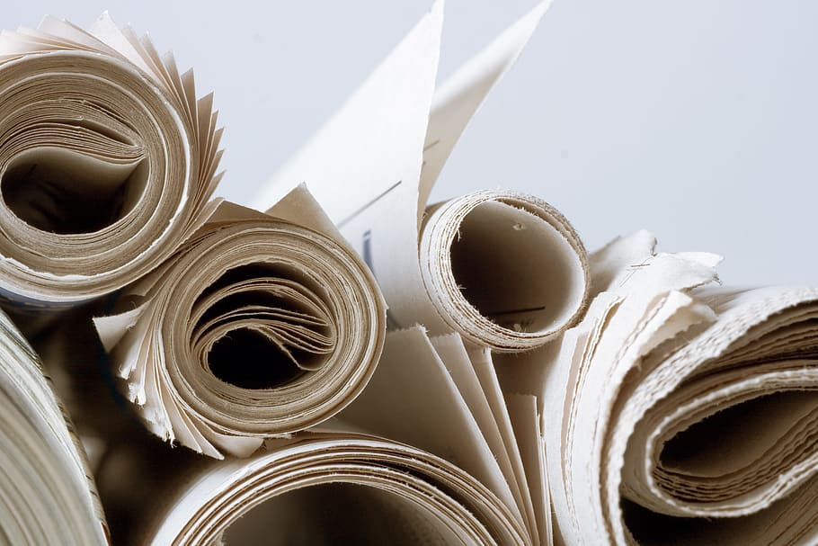newspapers, press, stack, journalism, folded, writing, business HD wallpaper
