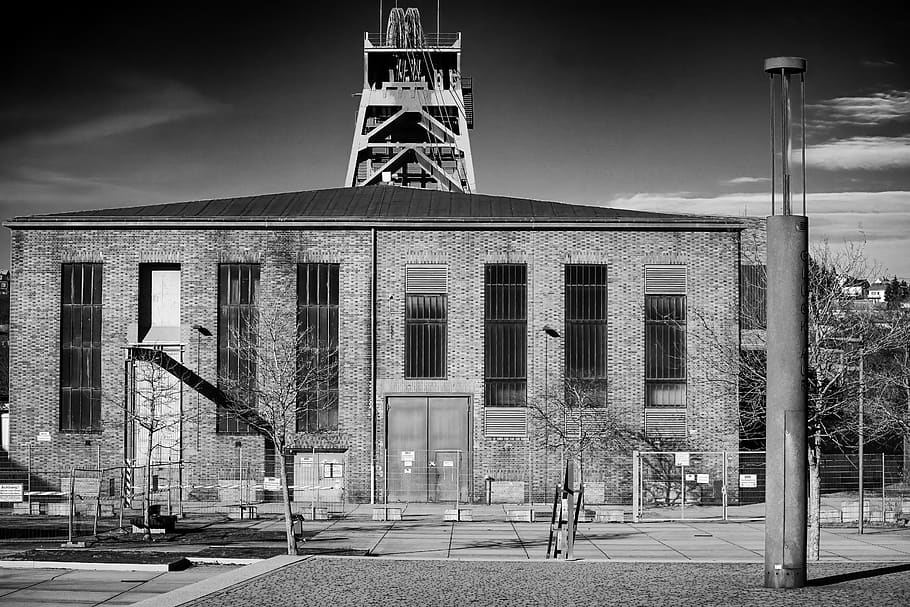 mining, hall, factory, industry, wall, architecture, bill, abandoned HD wallpaper