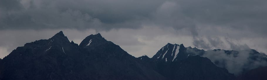 mountain, nature, cloud - sky, scenics - nature, beauty in nature HD wallpaper