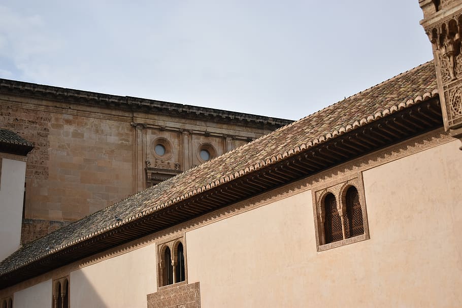 spain, alhambra, granada, exquisite, palace, architecture, built structure, HD wallpaper