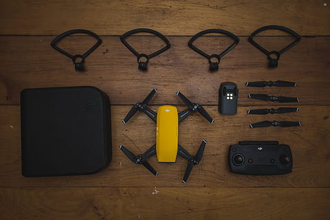 dji, spark, drone, uav, quadcopter, multirotor, aerial, camera HD wallpaper