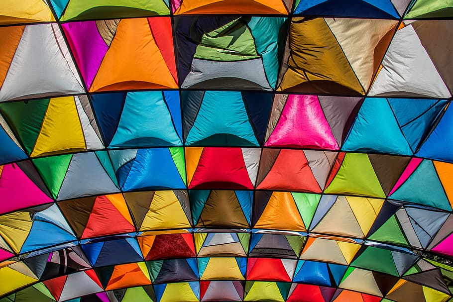 assorted-color canopy cover\, iphone wallpaper, android wallpaper HD wallpaper